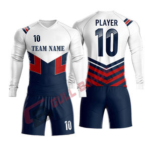 Uniforme de Fútbol Personalizado al por Mayor 2025, Servicio OEM/ODM, Uniforme de Fútbol Unisex Sublimado, 100% Poliéster, Manga Larga, Alta Calidad - Product Image 1