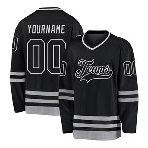 Conjunto de uniforme de hockey sobre hielo transpirable de secado rápido de alta calidad para venta en línea - Product Image 5