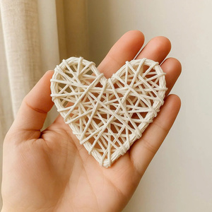 Juego de adornos navideños de fibra natural tejida ecológica, Bola de estrella hecha a mano, juegos de suministros a granel de renos - Product Image 4