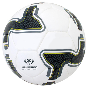Ballon de football de haute qualité PU PVC tout cuir noir Taille 5 Sport professionnel Couleur personnalisable - Product Image 1