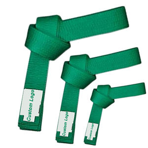 Cinturón de kárate resistente con logotipo personalizado, ropa de entrenamiento y artes marciales hecha en fábrica - Product Image 3