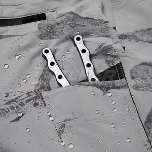 Pantalones Cortos de Pesca para Hombre, Profesionales, UPF 50, Transpirables, Ecológicos, Ligeros, Estampados, de Secado Rápido, Tejido Elástico para Pesca Prolongada - Product Image 6