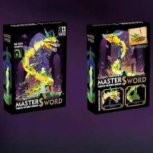 Pour Lego MOC pour la série Château de Zelda, DIY pe De Lgende avec Dragon, blocs de construction en plastique et ensembles - Product Image 4