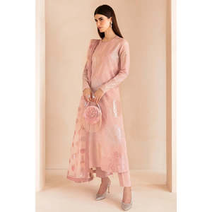 Vestido Jazmin de Seda Cruda Bordado en Satén TC-1393 - Product Image 5