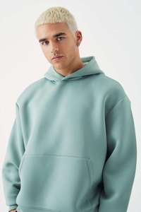 Mens Top Casual Men's Fashion Hoodie Boxy Oversized Hoodies Breathable Made in Pakistan 100% cotton <b>fabric</b> with 450 gsm - Product Image 5