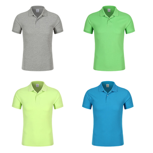Alta calidad 100% algodón 12 colores impresión personalizada bordado OEM logotipo liso en blanco hombres Polo camiseta para hombres - Product Image 2