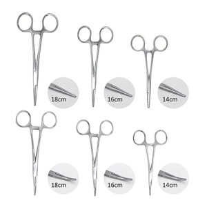 Portaagujas quirúrgico profesional de acero inoxidable sin óxido con bloqueo manual seguro - Product Image 4