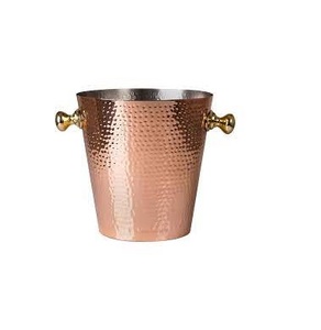 สินค้าขายดีโลหะถังน้ําแข็งสแตนเลสผนังคู่อ่างดําพร้อมฝาปิดรายการ Barware - Product Image 3