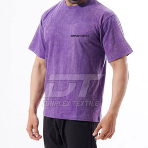 Meilleur design T-shirt délavé à l'acide pour hommes Nouveaux vêtements décontractés T-shirts délavés à l'acide pour hommes - Product Image 3