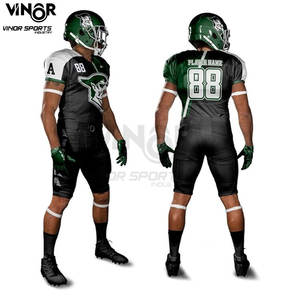 เสื้อทีมฟุตบอล12แผงที่ระบายอากาศเครื่องแบบฟุตบอลอเมริกันส่องประกาย - Product Image 6