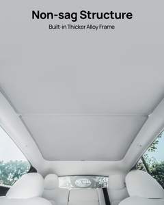 Kits de Interior de coche Panorama techo solar montaje retráctil parasol cortina cubierta para Tesla modelo Y - Product Image 3