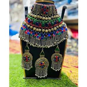 High Quality Handmade Customized Zircon Bridal Wedding Vintage <b>Jewelry</b> <b>Set</b> <b>Women</b> Silver Plated Alloy Gift Party Wholesale Price - Product Image 5