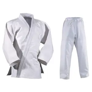 % 100% pamuk Judo kıyafeti Kimono dövüş sanatları giyim beyaz judo takım elbise satış