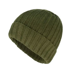 Bonnet classique M&F pour homme avec cache-oreilles, doublure polaire épaisse et douce, tricoté côtelé, chaud pour l'hiver - Product Image 3