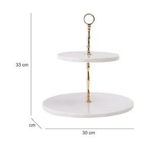 ผู้ผลิตที่เชื่อถือได้ จานเค้กหินอ่อนสำหรับจัดแสดงขนมหวานในวันหยุด เหมาะสำหรับการอบขนมในเทศกาลและการสังสรรค์ของครอบครัวตามฤดูกาล - Product Image 3