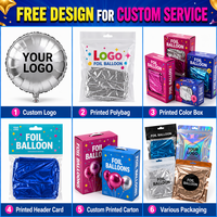 Individuelle Folienballons Personalisierte Bedruckte LOGO-Form Ballons Muttertag Abschlussfeier Dekorative Werbe-Folienballons
