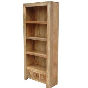 Prix de gros Organisateur de rangement en bois de manguier et d'acacia Étagère de présentation Étagère de bureau en bois réglable - Product Image 3