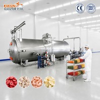 Machine de lyophilisation alimentaire en acier inoxydable 304 certifiée CE pour fruits (fraises, mangues, myrtilles)
