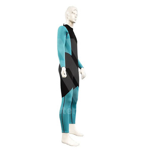 New Arrival <b>Long</b> <b>Sleeve</b> Print Front Swim Suit Quick Dry Waterproof Tight Fit Swimming Beachwear Jumpsuit Adults Unisex - Product Image 4