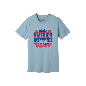 Kindness Themes Print 100%cotton Fabric T-shirt 160-180 to Heavy GSM 12 Color Available Customized Your Own Design & Placement - Product Image 1