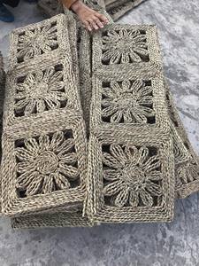 Proveedor de alfombrillas de algas marinas de Vietnam, alfombrillas de algas marinas hechas a mano naturales ecológicas para decoración de sala de estar y jardín - Product Image 2