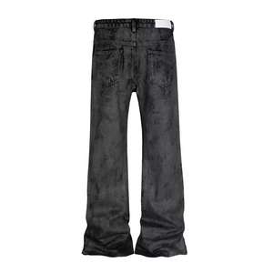 Pantalones vaqueros informales para hombre, pantalones vaqueros holgados rectos lavados de alta calidad, Estilo Vintage, vaqueros de calle rasgados, pantalones vaqueros holgados - Product Image 2