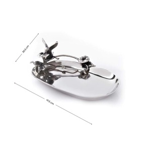 Bol et plateau de service décoratifs en métal de dernière conception de qualité supérieure pour la cuisine, le restaurant, la vaisselle et les saladiers - Product Image 2