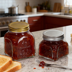 Bán Buôn Rõ Ràng 250Ml 500Ml <span class=keywords><strong>750Ml</strong></span> Pinganxile Lọ Thủy Tinh Có Nắp Đậy Cho Thực Phẩm Mứt Dưa Chua Lưu Trữ Lọ Thủy Tinh Có Nắp Đậy - Product Image 3