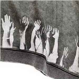 . Pulls à capuche pour hommes sérigraphiés Pulls à capuche en molleton de coton surdimensionné Vente en gros Streetwear décontracté Vêtements de sport d'hiver - Product Image 4