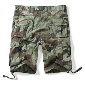 กางเกงขาสั้นคาร์โก้ของผู้ชายผ้าฝ้าย100% ทรงหลวมดีไซน์ล่าสุด - Product Image 2