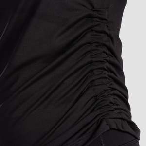 Sleek Black Ruche Yoga <b>Top</b> - Product Image 6