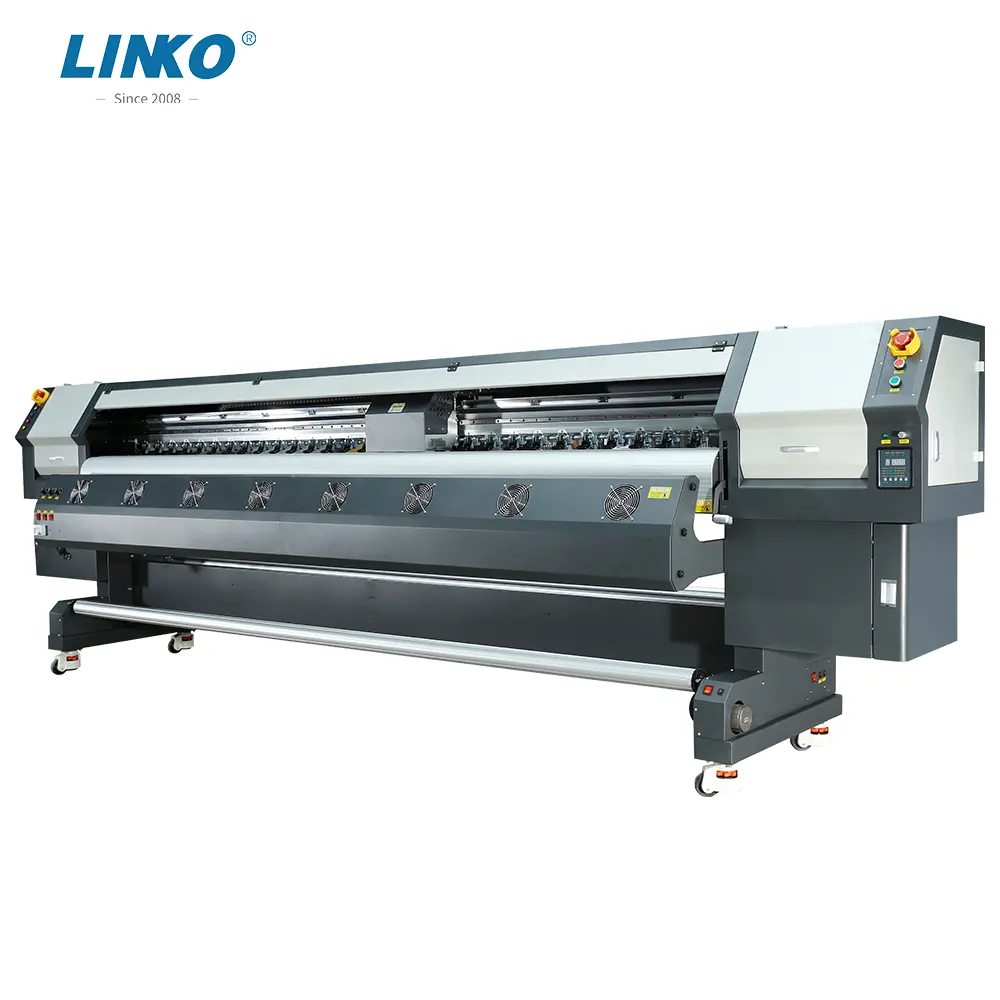 Nouvelle imprimante à jet d'encre LINKO 512i avec fabricant d'impression à solvant à quatre largeurs-Certifié avec têtes d'affichage extérieures à moteur fiable