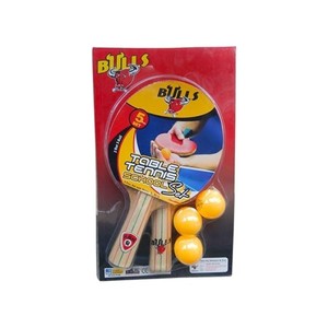 Ping Pongg Paddle Set for Practice and Match Use Wooden Made High Quality Rubber and Comfortable Handle <b>Table</b> <b>Tennis</b> Set - Product Image 4