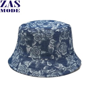 Unisex High Quality Cotton Printed Outdoor Sporty Adjustable Fisherman <b>Caps</b> Custom Embroidery Front Panel Logo Breathable - Product Image 1