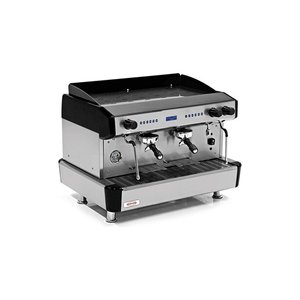 Máquina Eléctrica Automática para Espresso y Cappuccino de 2 Grupos con Carcasa de Acero Inoxidable - Product Image 1