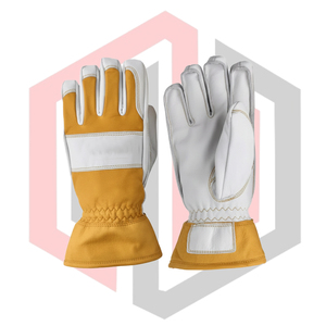 Gants de travail en cuir d'aramide et en peau de chèvre, résistants aux hautes températures, anti-chaleur, protection des mains et des bras, 7 oz, 14 pouces, durables - Product Image 2