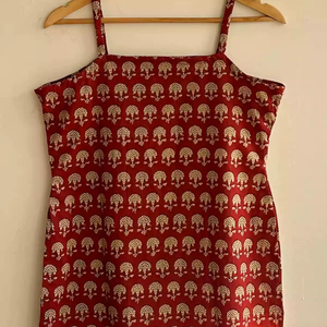 Las mujeres hechas a mano con aspecto elegante antiguo usan Kurtis bloque de mano impreso túnica blusa corta Kurti con ribete estampado Floral Kurtis - Product Image 1