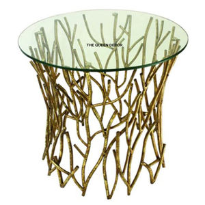 Table d'appoint en gros avec finition noire, en métal, de forme ronde, dernier modèle en vente - Product Image 4