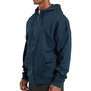 Sweat-shirt à capuche décontracté pour homme, doublé, en tissu éponge 100 % coton imperméable, fabrication OEM Bangladesh, vente en gros - Product Image 2