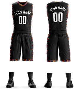 Uniformes de basket-ball vierges Les uniformes en polyester de conception bon marché à séchage rapide acceptent l'impression de logo personnalisé - Product Image 2