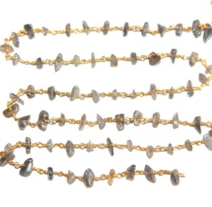 Cristal Rondelle 3,5mm cuentas Rosario cadena Latón chapado en oro bisel cadena para fiesta desgaste nueva llegada joyería para el Día de la madre - Product Image 2