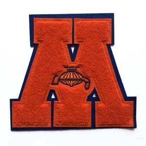 Patch brodé en tissu sergé de haute qualité, à coudre ou à repasser, décoration, grand logo personnalisé, patchs en chenille brodés de fleurs, chapeau - Product Image 4