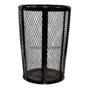 Poubelle d'intérieur de qualité exclusive de couleur noire pour la maison et le jardin, design moderne de haute qualité, fait à la main, au look unique, fournitures de poubelle - Product Image 1