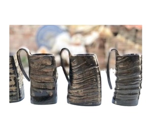 New <strong>Design</strong> Viking Horn <strong>Mug</strong> High Quality Viking Wine Shot Glass Indian Natural Horn Factory Price From India by Address Craft - Product Image 5