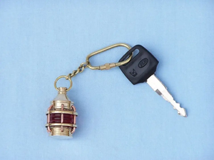 Multi-functional Solid Brass <b>Anchor</b> Red Lantern Key Chain 5 Inch Golden Multiple Colors Customizable Design for <b>Bike</b> Decoration - Product Image 5