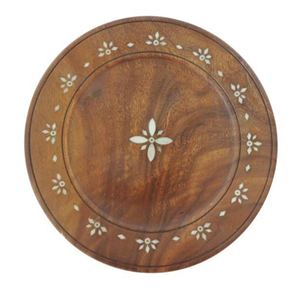 Custom-Size Handcrafted Metal Chocolate Serving Tray with MOP Inlay Eid <b>Mubarak</b> <b>Ramadan</b> <b>Gift</b> Set From Vietnam - Product Image 3