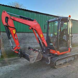 Excavatrices sur chenilles Kubota d'occasion certifiées CE avec godet kubota KX030 3 TONNES MINI machinerie du Japon Excavatrices à vendre - Product Image 3