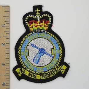 Este es un parche bordado del Real Cuerpo Aéreo (RCA) No. Insignias de alambre de la Escuadrón 617 - Product Image 5