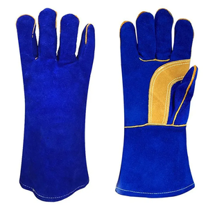 Guantes de soldadura de trabajo industrial térmicos protectores personalizados producto de alta demanda guantes de soldadura para la venta - Product Image 1