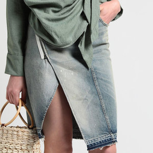 Falda Vaquera Casual de Otoño para Mujer, Calidad Premium, Mini, Ligera, Colores y Logotipo Personalizables - Product Image 4